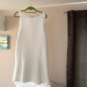 BB Dakota White sheath dress with pockets